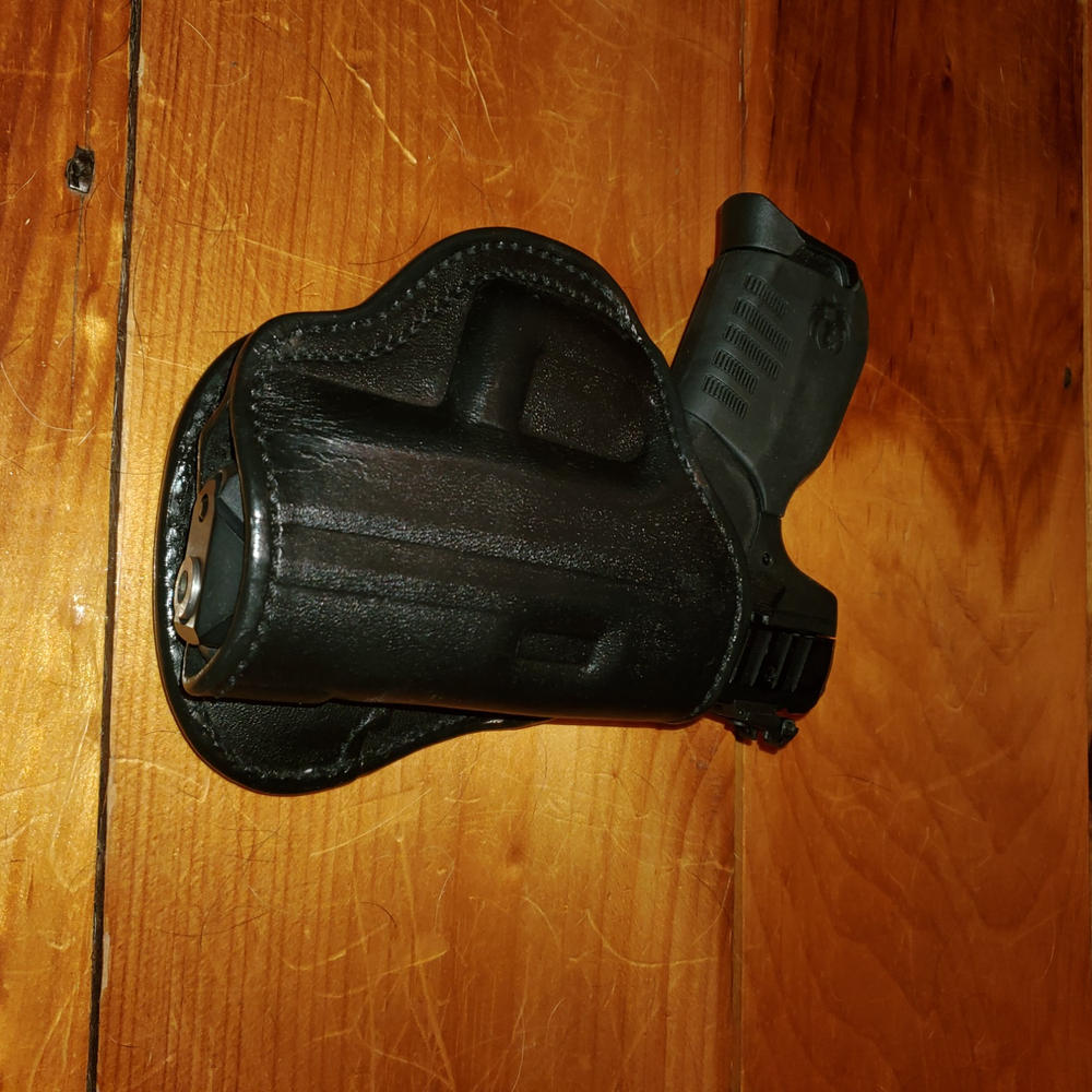 Paddle Leather Holster - Customer Photo From Gleason