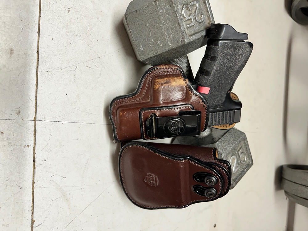 PD - Paddle Leather OWB Gun Holster - Customer Photo From Mitchell P.