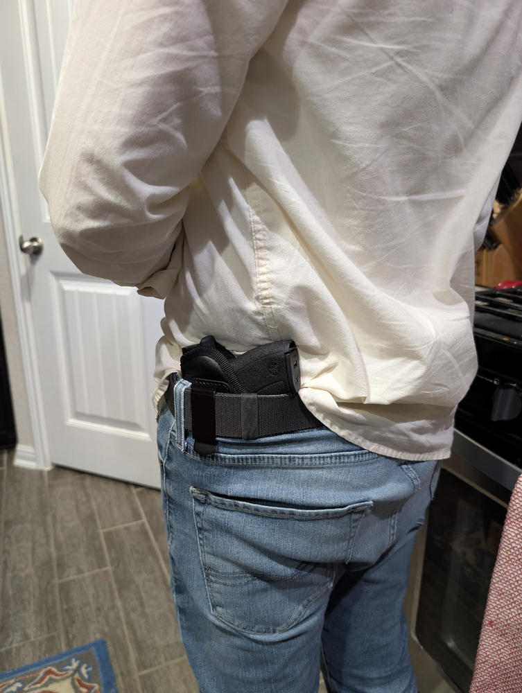 NYLIP - Soft Premium Nylon Inside The Waistband Nylon Holster - Customer Photo From Garrett M.