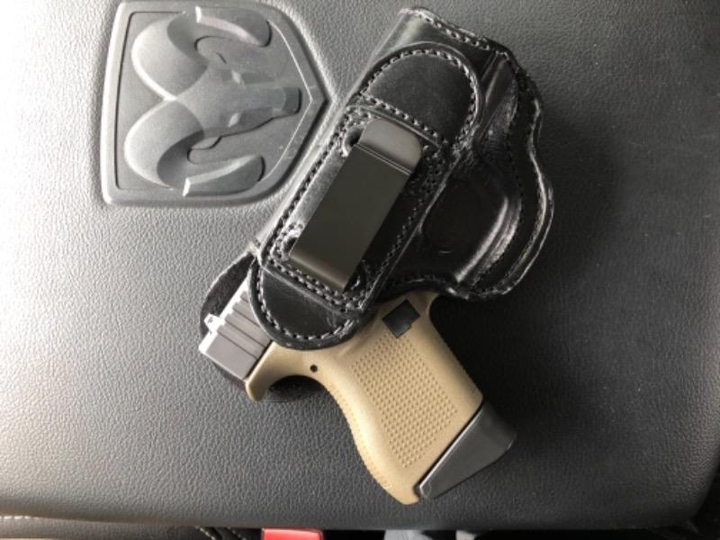 Tuckable Leather Holster - Customer Photo From Damon J.