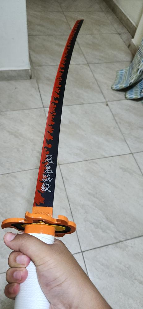 Rengoku Katana (METAL) - Customer Photo From Laksh Mahajan