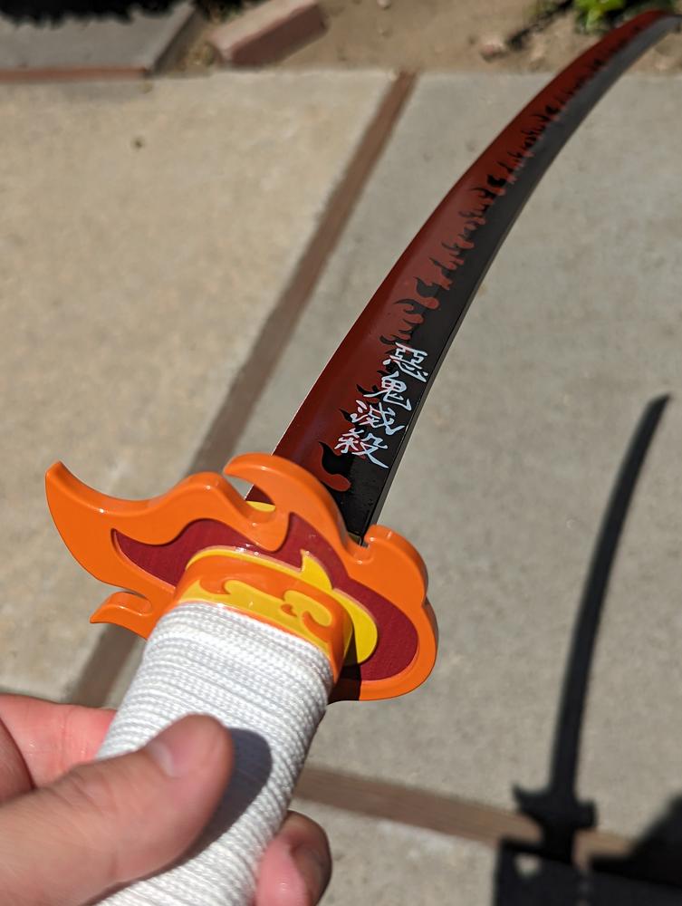 Battle-Ready Rengoku Katana (SHARP) - Customer Photo From Froggy