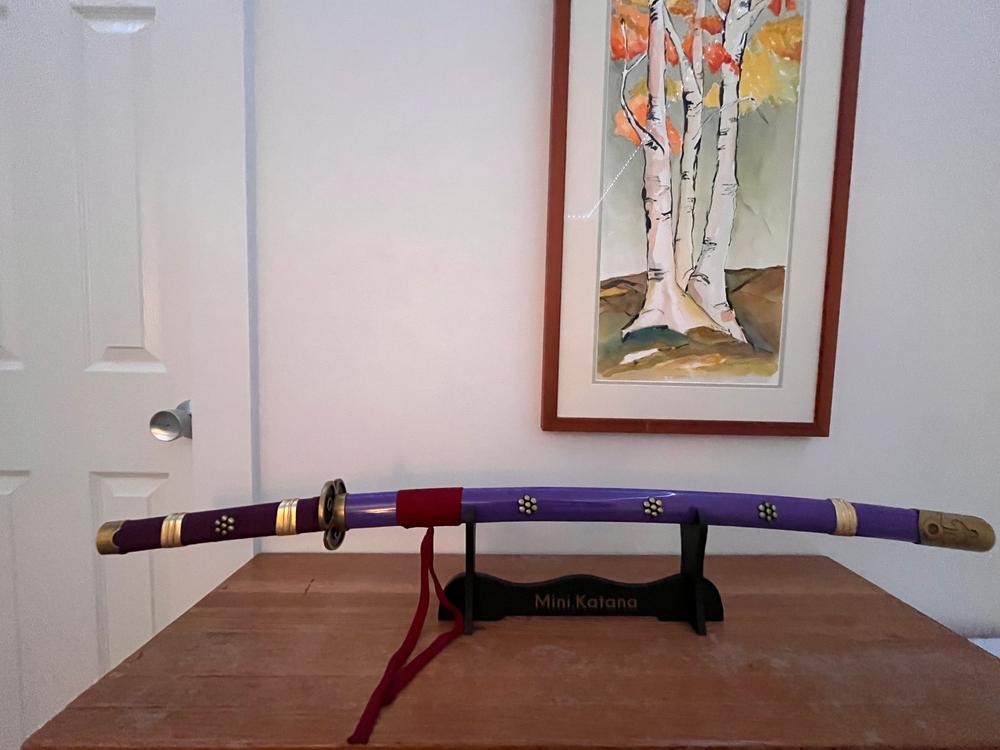 Battle-Ready Enma Katana - Customer Photo From Michael Hall