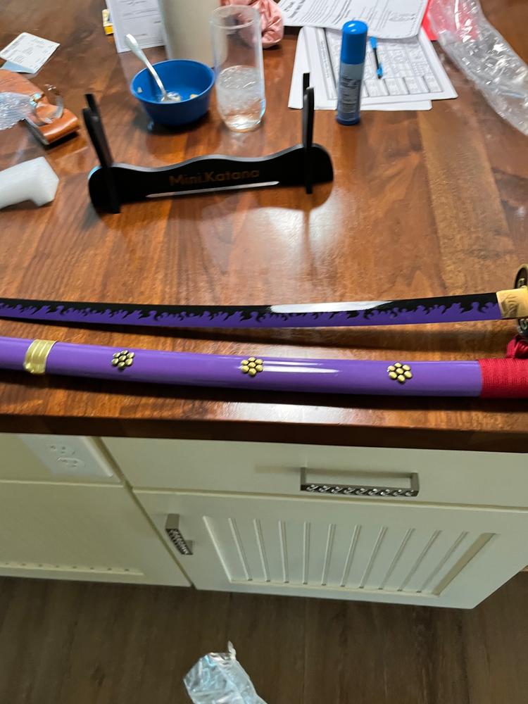 Battle-Ready Enma Katana - Customer Photo From Michael Hall