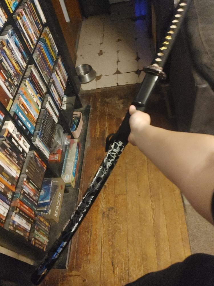 Saku Katana (1060 Carbon Steel) - Customer Photo From JONATHAN BROETZ