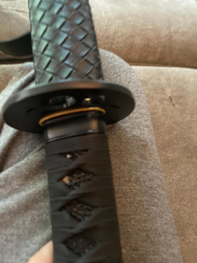 Obsidian Katana (1060 Carbon Steel) - Customer Photo From Demon slayer dweeb