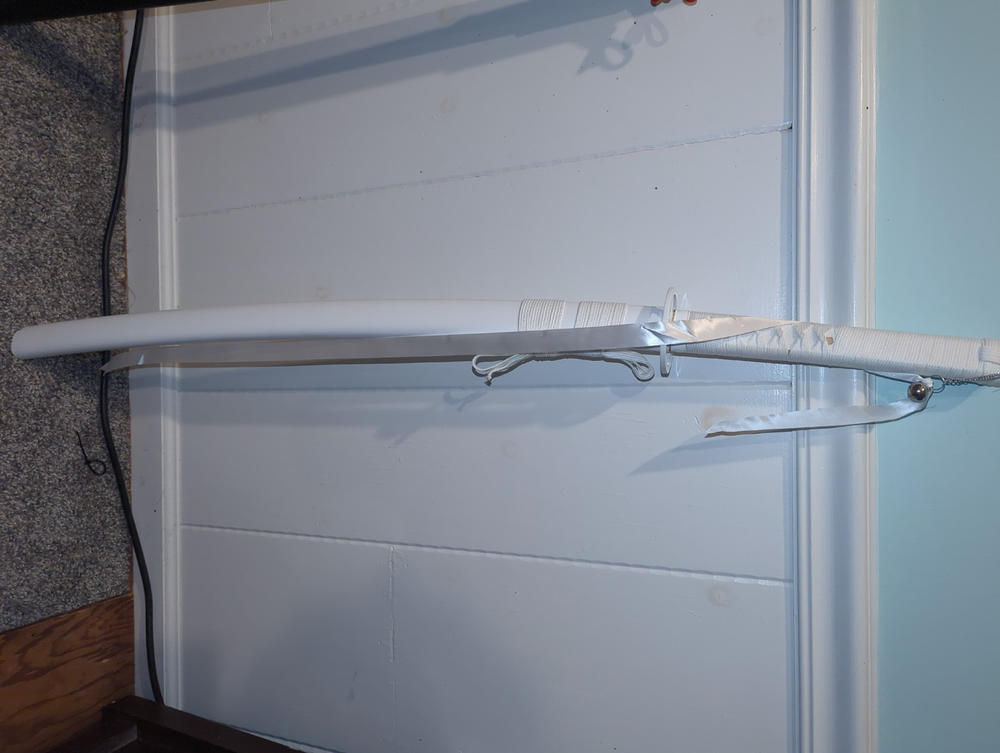 Battle-Ready Rukia Zanpakuto Katana (SHARP) - Customer Photo From Brendan Keller