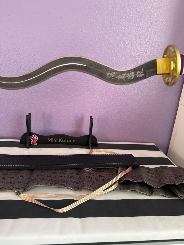 Battle-Ready Obanai Sword (SHARP) - Customer Photo From Taj S.