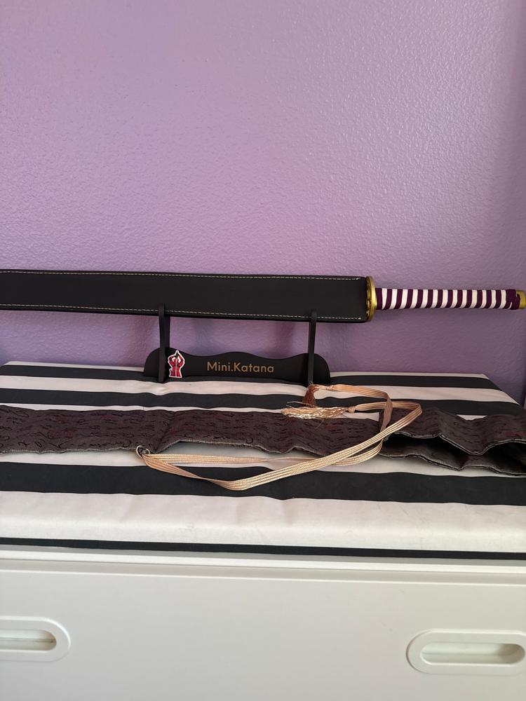 Battle-Ready Obanai Sword (SHARP) - Customer Photo From Taj S.