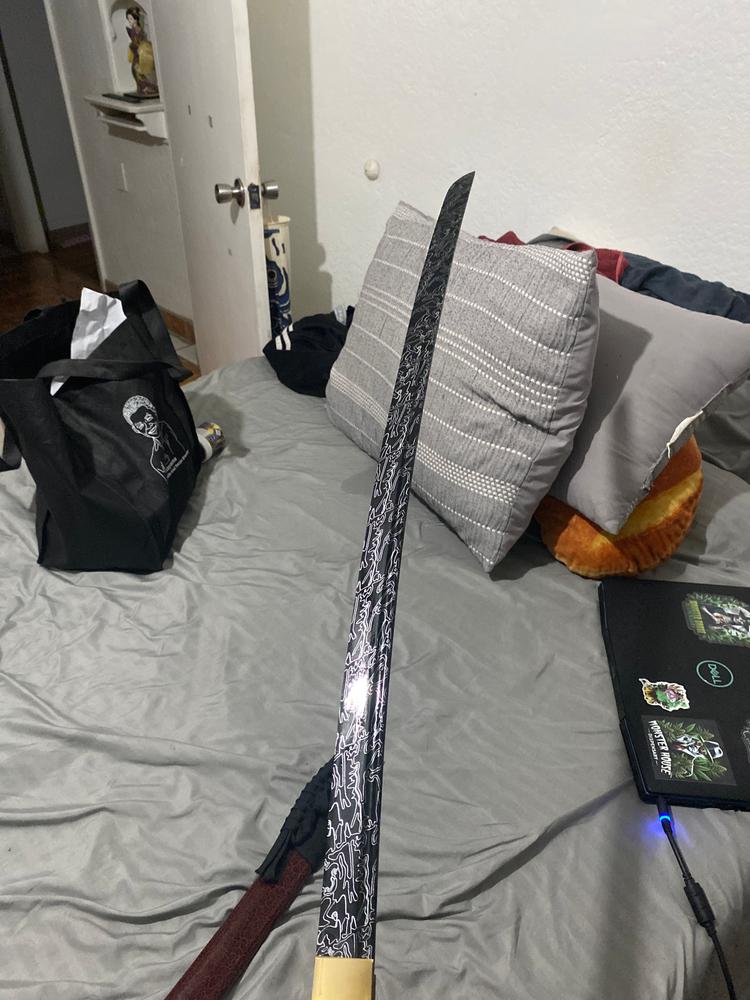 Kurayami Katana (1060 Carbon Steel) - Customer Photo From Xavier Perez-Martini