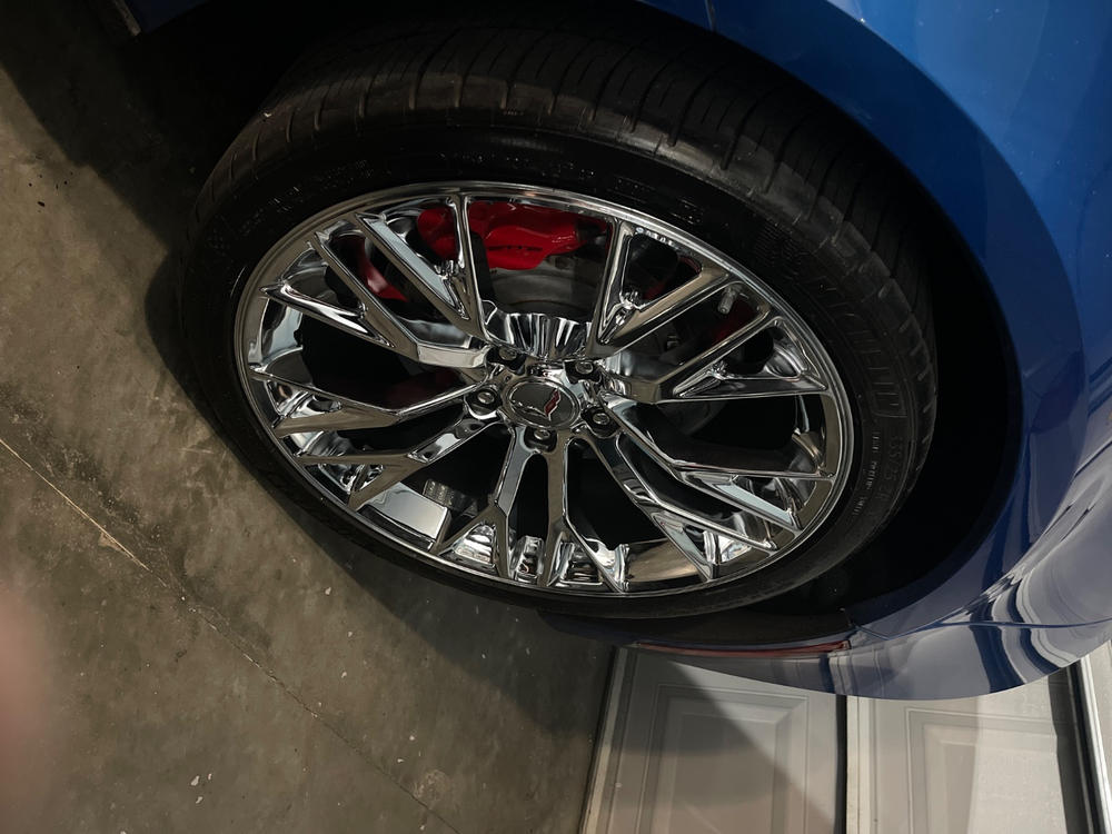 FR 22 Z06 Replica Wheel, Chrome, 20x12