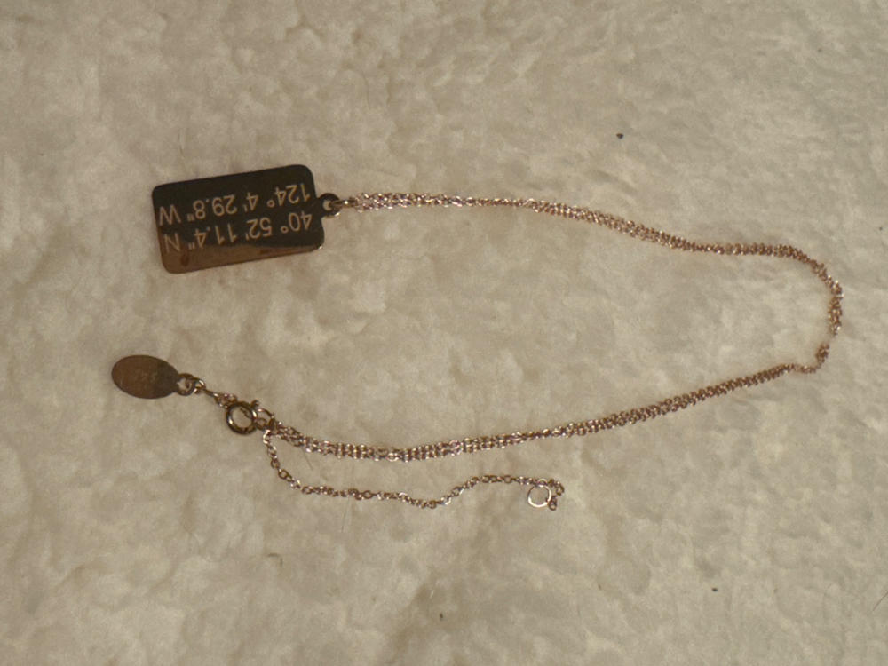 LUXE Santorini Necklace | 14K - Customer Photo From Jessica Mitchell-Shihabi