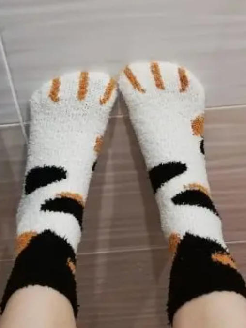 Cat paw socks - Customer Photo From Jane Clarke