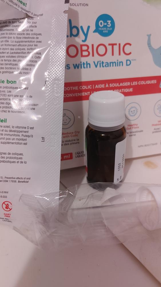 Baby Probiotic Drops with Vitamin D - Customer Photo From Maureen.