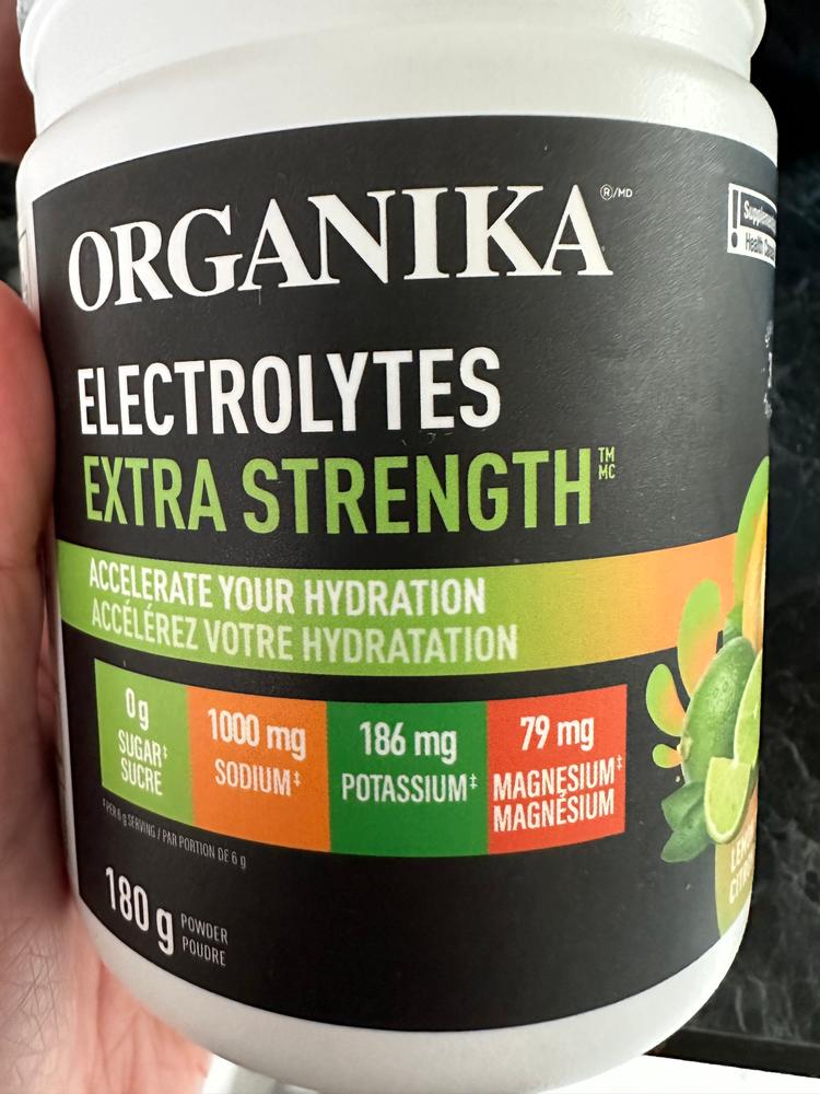 Electrolytes Extra Strength - Customer Photo From Angela B