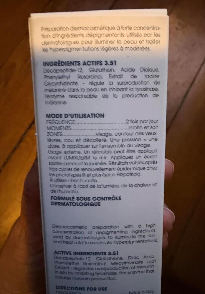 LUMIXDERME - LIGHTENING CREAM - DermEden - Laboratoires DermEden