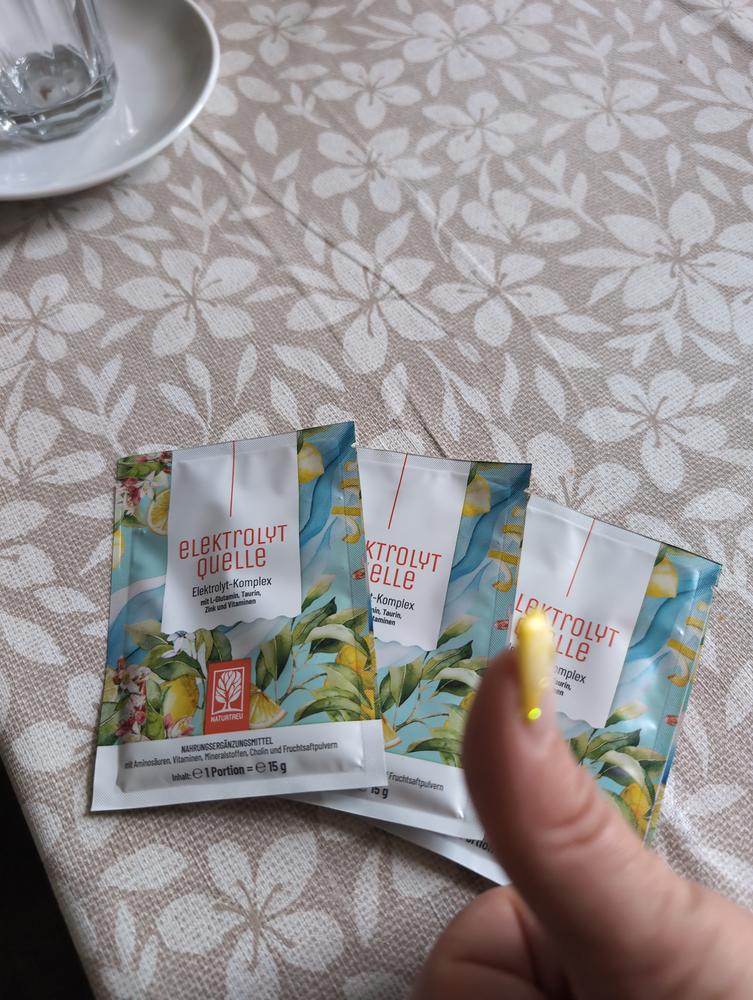 Elektrolytquelle: Elektrolyt Komplex mit L-Glutamin, Taurin & Zink - Customer Photo From Ida