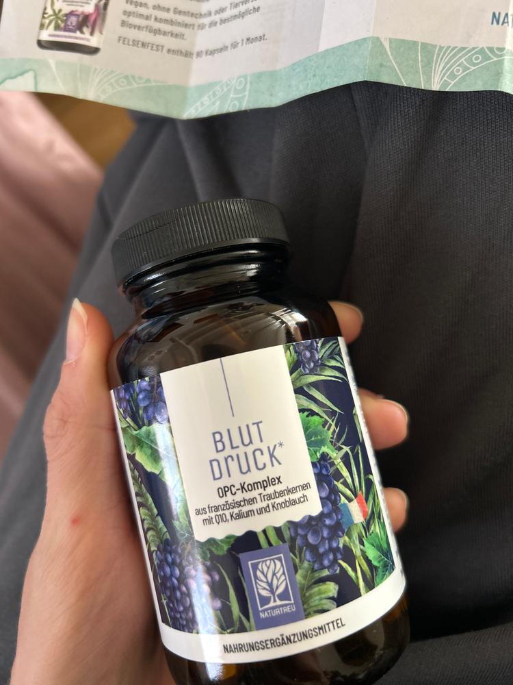 Blutdruck: OPC-Komplex mit Q10, Kalium und Knoblauch - Customer Photo From Stefanie Geib