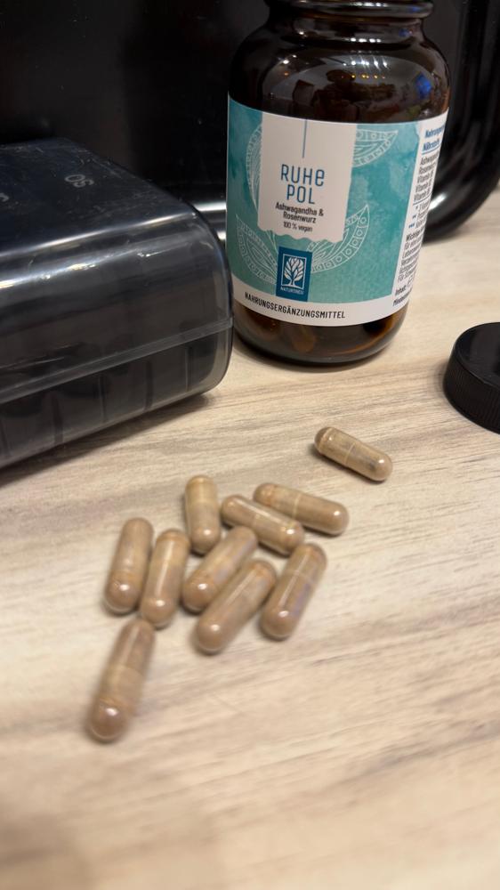 Ruhepol: Anti Stress Komplex mit Ashwagandha & Rosenwurz - Customer Photo From Jenni
