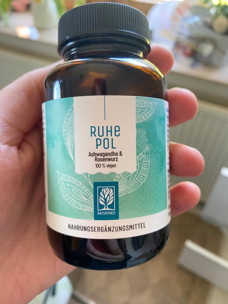 Ruhepol: Anti Stress Komplex mit Ashwagandha & Rosenwurz - Customer Photo From Janin