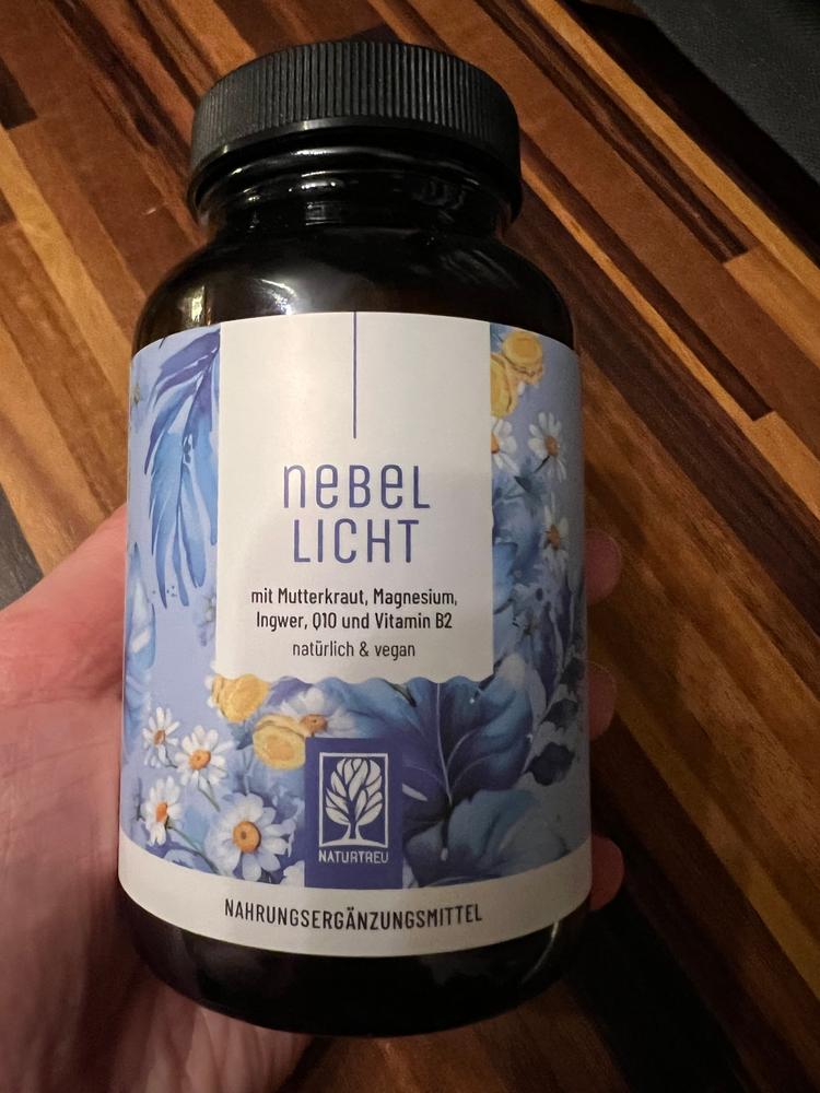 Nebellicht: Mutterkrautblüten, Magnesium, Ingwer, Q10 & Vitamin B2 - Customer Photo From Stephanie