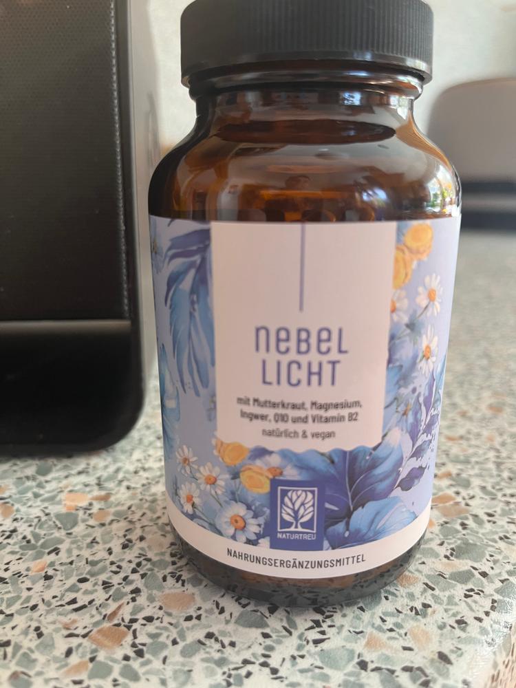 Nebellicht: Mutterkrautblüten, Magnesium, Ingwer, Q10 & Vitamin B2 - Customer Photo From Tina 
