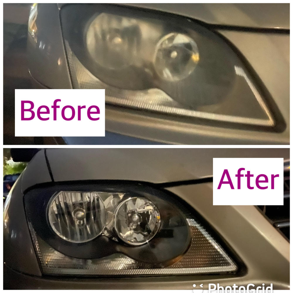 Car Headlight Repair Agent Wipe New Headlight Restore Taillight Repair Kit  with Lens Restoration Cleaner,30ML