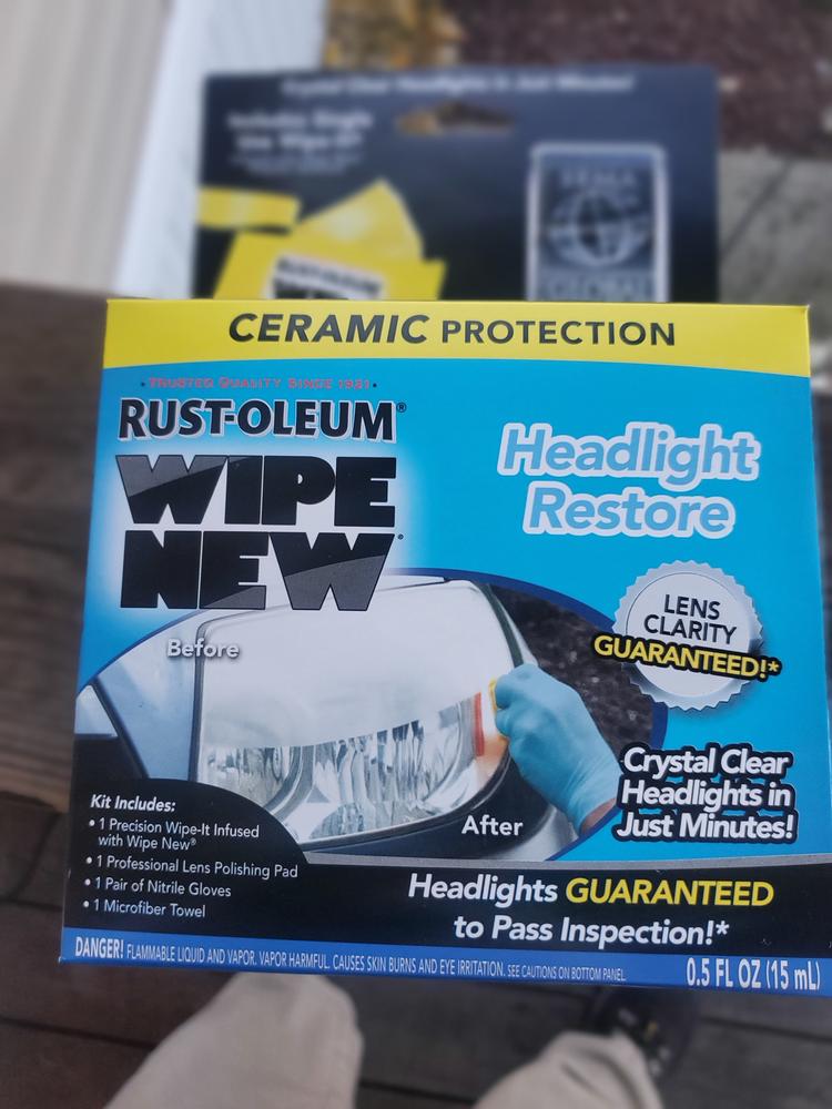 Rust-Oleum HDLCAL Wipe New Headlight Restore Kit – Toolbox Supply