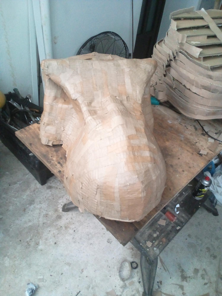 T-Rex Head TEMPLATES for cardboard DIY - Customer Photo From Alan Smith