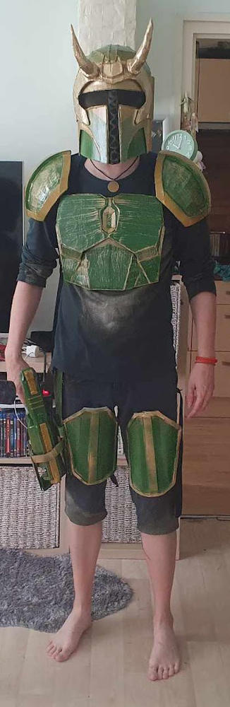 Mandalorian Armor TEMPLATES for cardboard DIY - Customer Photo From Richard Tattersall