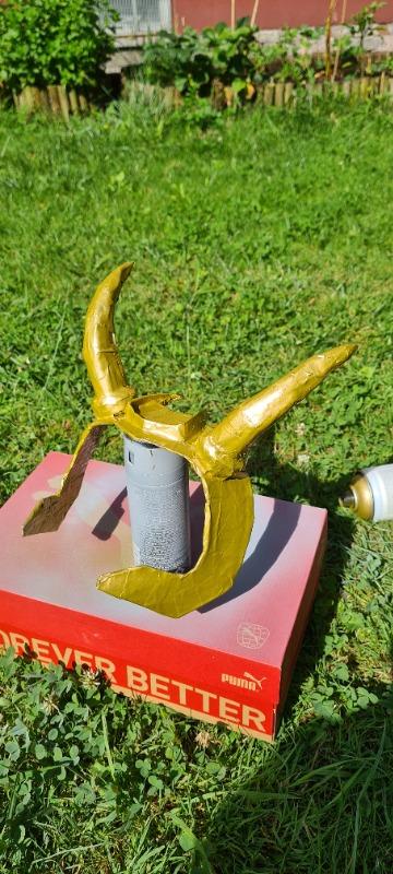 Loki Horns (crown) TEMPLATES for cardboard DIY - Customer Photo From Richard Tattersall