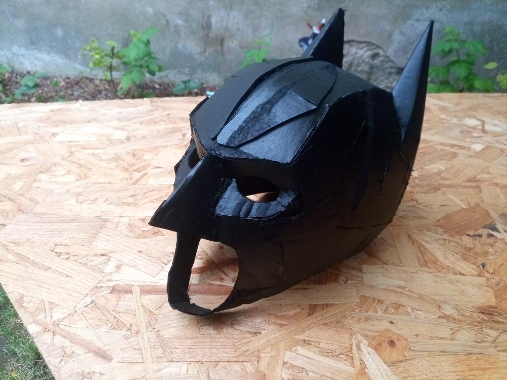 The Dark Knight Mask TEMPLATES for cardboard DIY - Customer Photo From Camille CHEVAIS