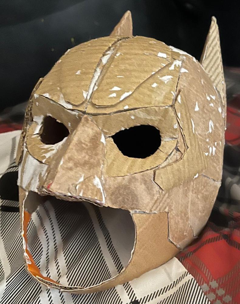The Dark Knight Mask TEMPLATES for cardboard DIY - Customer Photo From Bowden