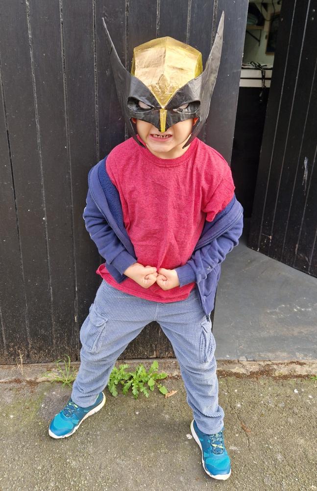 Wolverine mask TEMPLATES for cardboard DIY - Customer Photo From Duffield