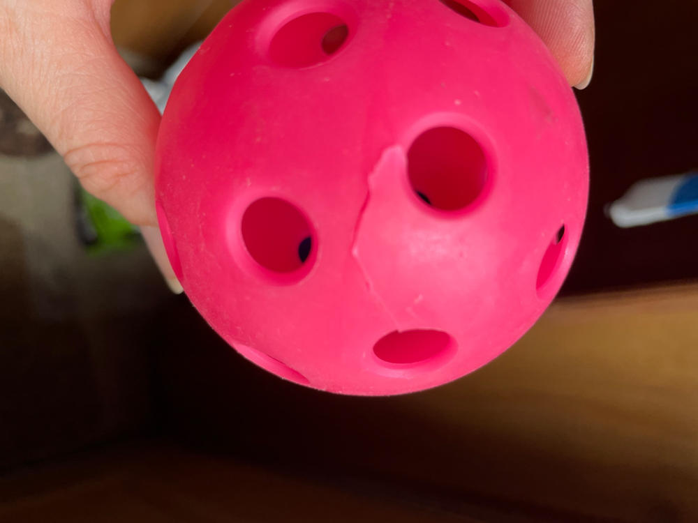 CORE Indoor Pink Pickleballs | 26 Hole | Limited Edition - Customer Photo From Lisa K.