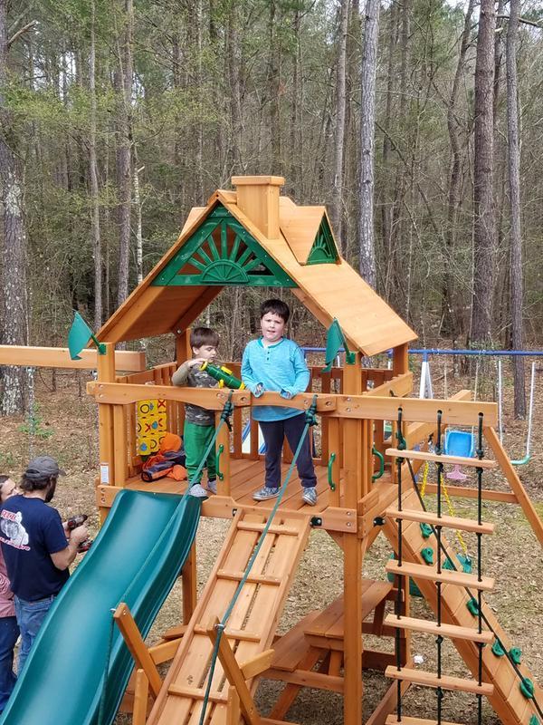 Frontier Swing Set - Customer Photo From Libby