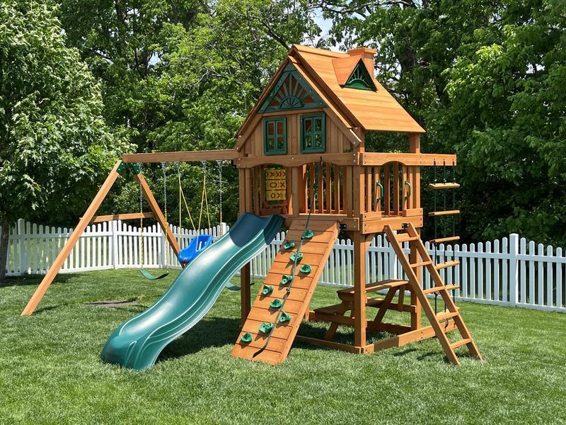 Chateau Swing Set - Customer Photo From Molly H