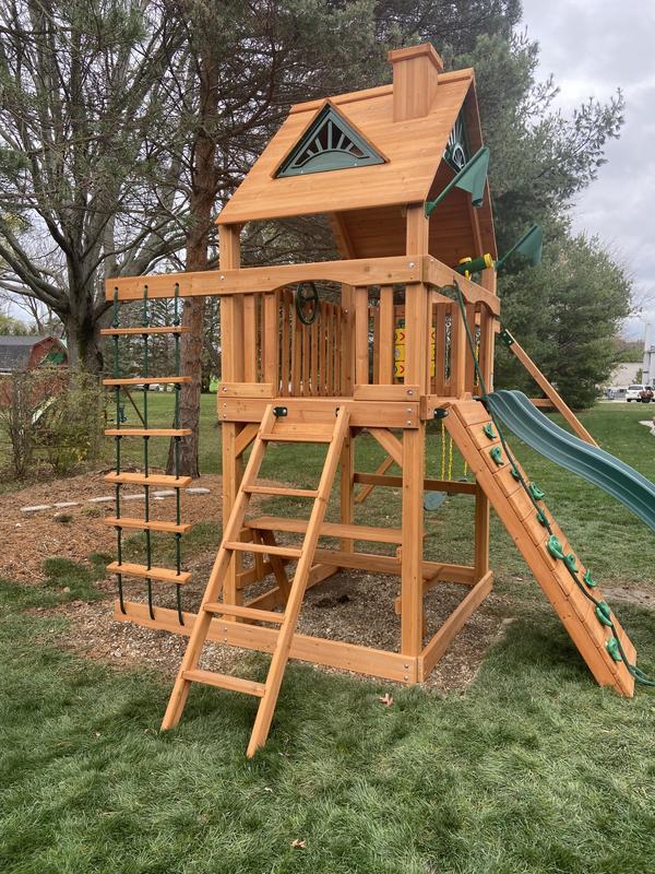 Chateau Swing Set - Customer Photo From Cassiec723