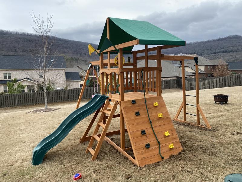 Outing with Monkey Bars Swing Set - Customer Photo From Boosie