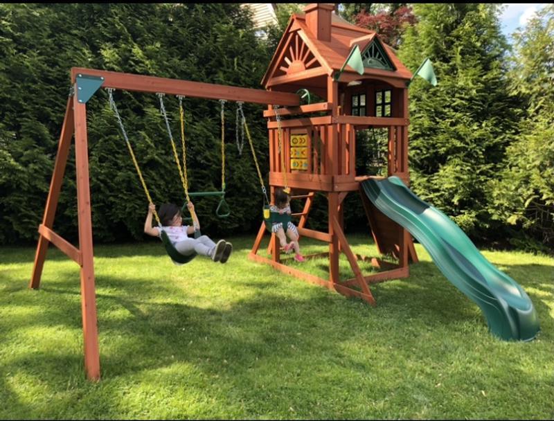 Nantucket II Swing Set - Customer Photo From Patrycja L.