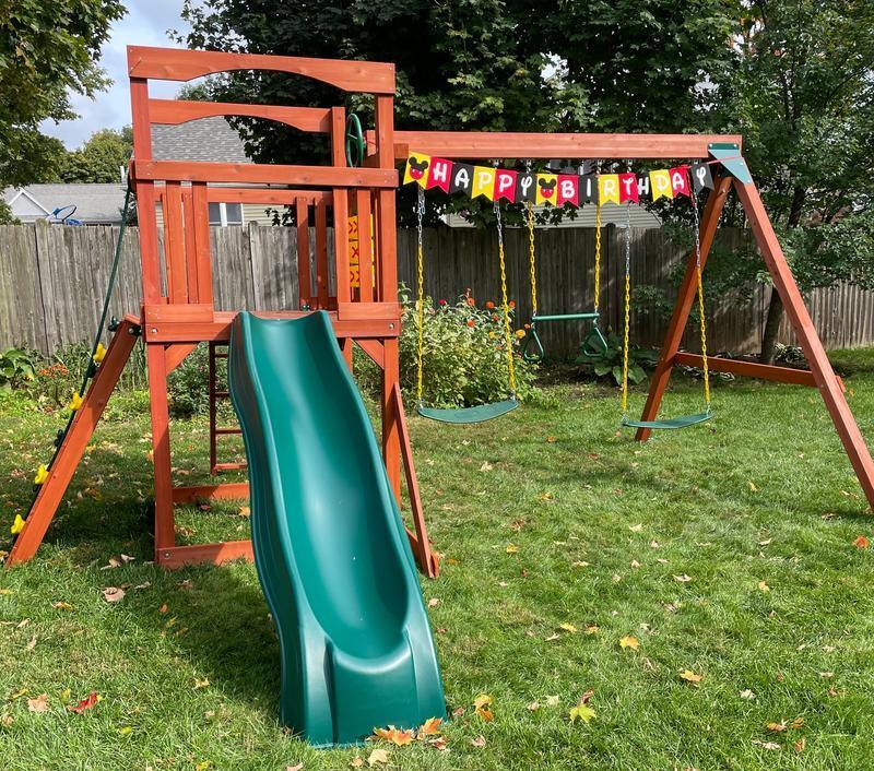 Nantucket II Swing Set - Customer Photo From Mama of 2