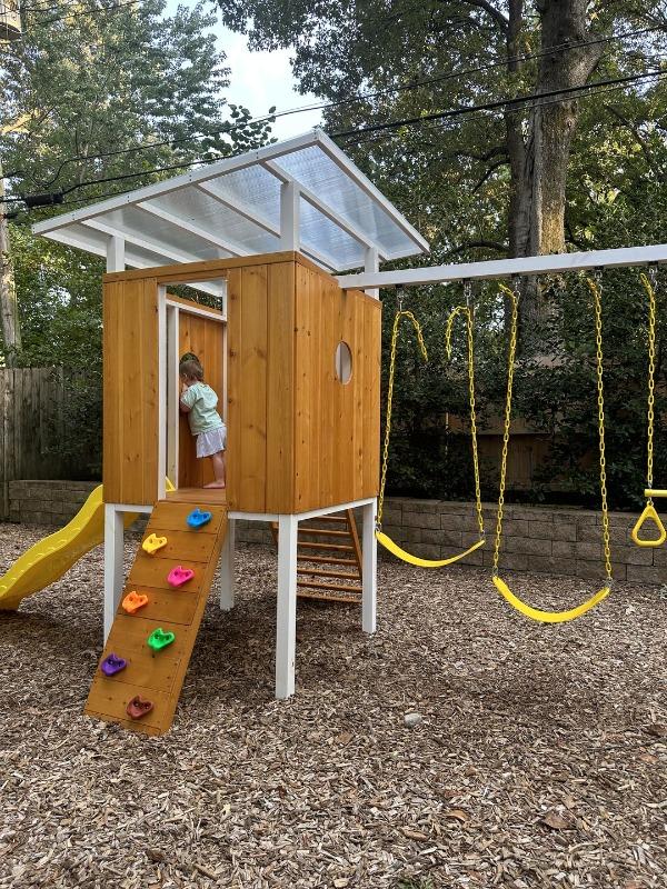 Forest - Modern Backyard Outdoor Swing Set - Customer Photo From Bill B