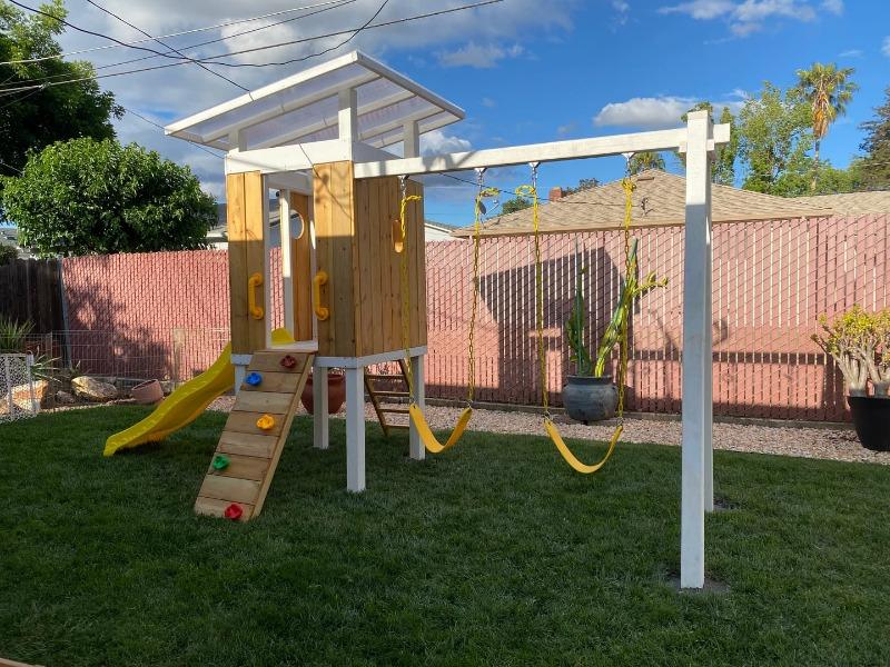 Forest - Modern Backyard Outdoor Swing Set - Customer Photo From Mary Lou