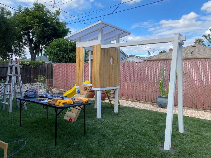 Forest - Modern Backyard Outdoor Swing Set - Customer Photo From Mary Lou