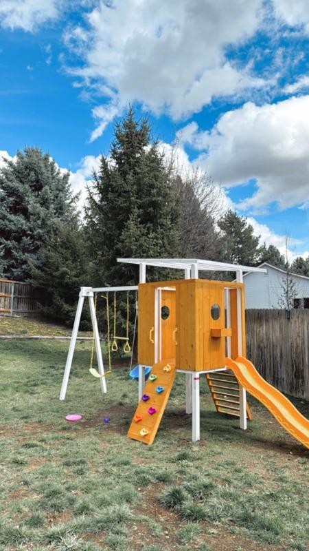 Forest - Modern Backyard Outdoor Swing Set - Customer Photo From Szachary F