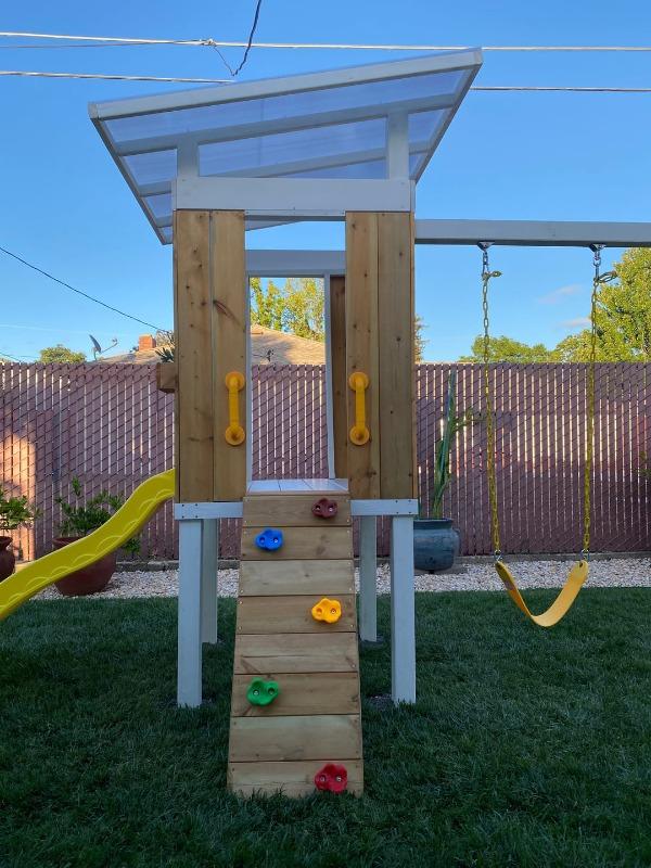 Forest - Modern Backyard Outdoor Swing Set - Customer Photo From Mary Lou