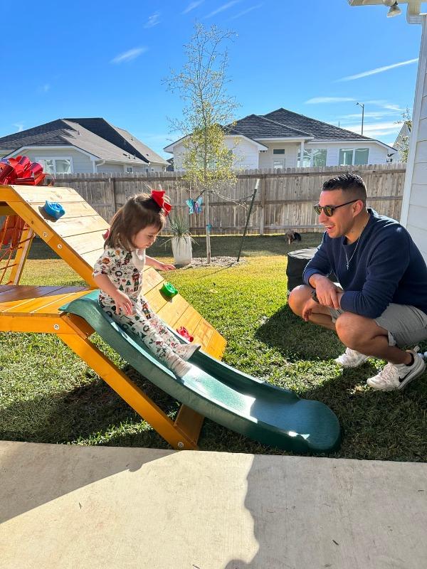 Palm - 5-in-1 Outdoor and Indoor Playground Playset - Customer Photo From Kelly C.