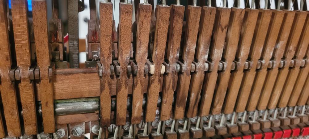 Upright Piano Damper Lever Flange - Customer Photo From Cheryl WARD