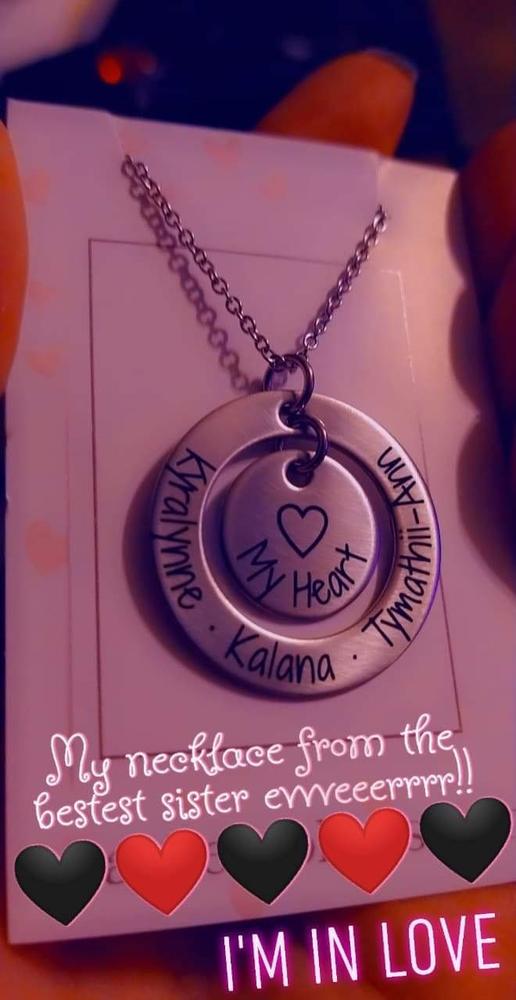 Personalized Name Necklace My Girls My Boys - Customer Photo From Mara Armstrong