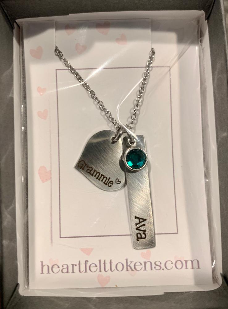 Custom Name Necklace Gift for Her - Customer Photo From Ashley Volkman